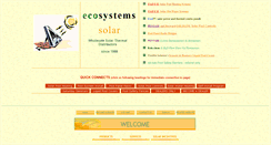 Desktop Screenshot of ecosystemssolar.com